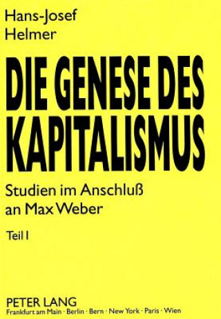 Book Die Genese des Kapitalismus Hans-Josef Helmer