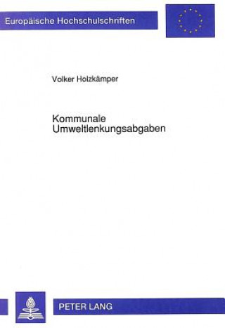 Carte Kommunale Umweltlenkungsabgaben Volker Holzkämper