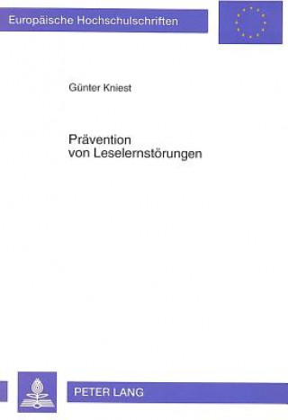 Book Praevention von Leselernstoerungen Günter Kniest