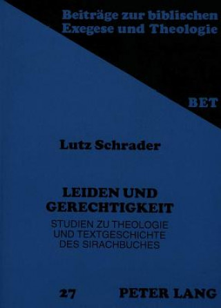 Knjiga Leiden und Gerechtigkeit Lutz Schrader