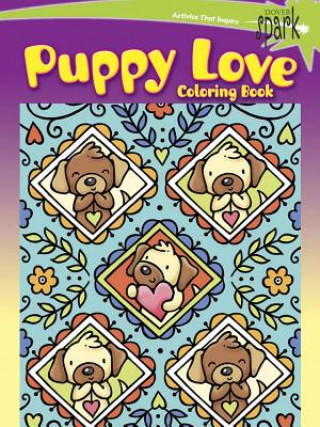 Kniha SPARK Puppy Love Coloring Book Noelle Dahlen