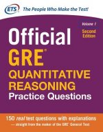 Carte Official GRE Quantitative Reasoning Practice Questions, Second Edition, Volume 1 Educational Testing Service