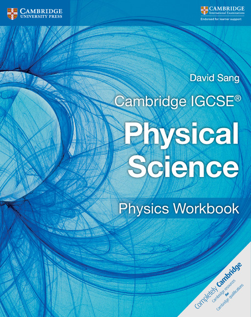 Kniha Cambridge IGCSE (R) Physical Science Physics Workbook David Sang