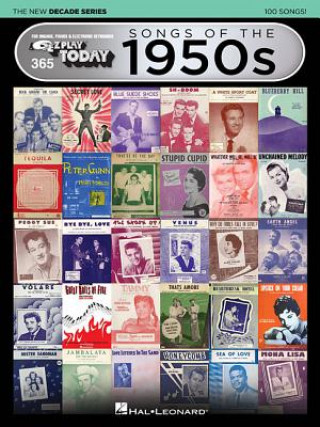 Könyv Songs of the 1950s - The New Decade Series: E-Z Play Today Volume 365 Hal Leonard Corp