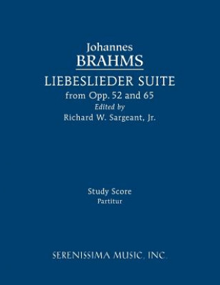 Książka Liebeslieder Suite from Opp.52 and 65 Johannes Brahms