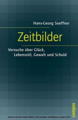 Kniha Zeitbilder Hans-Georg Soeffner