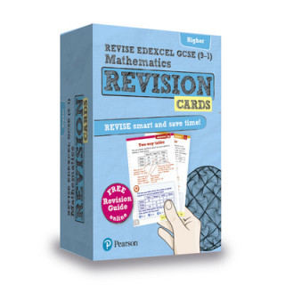 Kniha Pearson REVISE Edexcel GCSE (9-1) Maths Higher Revision Cards (with free online Revision Guide) Harry Smith