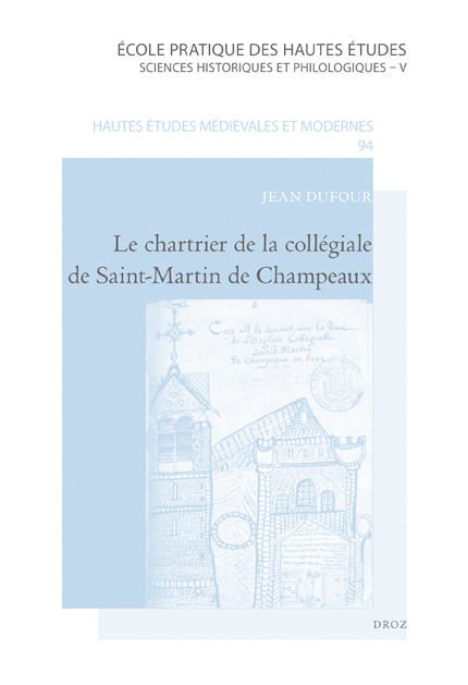 Kniha FRE-CHARTRIER DE LA COLLEGIALE Jean Dufour