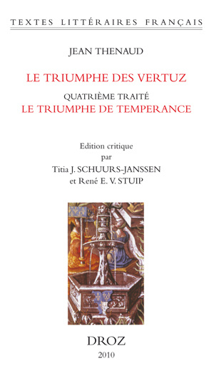Kniha FRE-TRIUMPHE DES VERTUZ Titia J. Schurrs-Janssen
