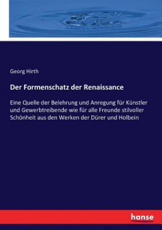 Carte Formenschatz der Renaissance GEORG HIRTH