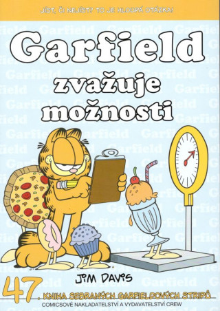 Kniha Garfield zvažuje možnost Jim Davis
