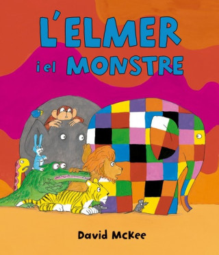 Carte L'Elmer i el monstre DAVID MCKEE