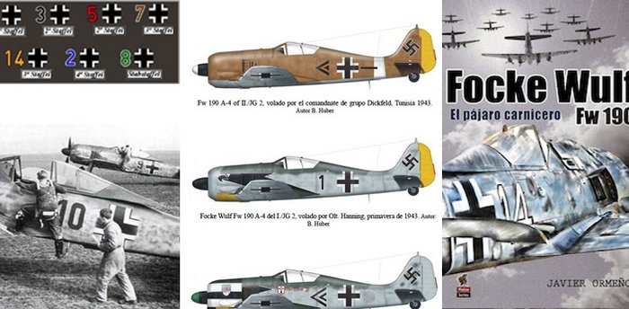 Kniha Focke Wulf Fw 190: El pájaro carnicero 