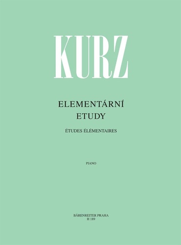 Buch Elementární etudy Vilém Kurz