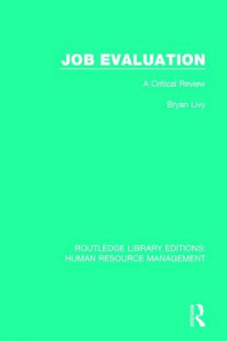 Knjiga Job Evaluation Bryan Livy