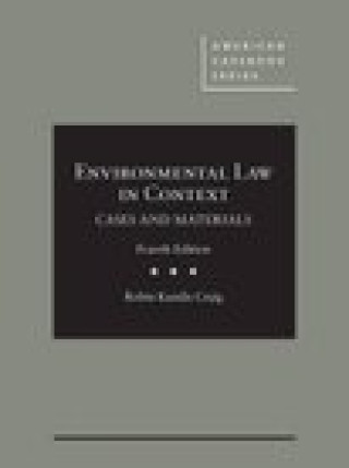 Knjiga Environmental Law in Context Robin Craig