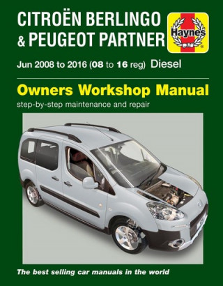 Kniha Citroen Berlingo & Peugeot Partner Diesel (June '08-'16) 08 To 16 Peter Gill