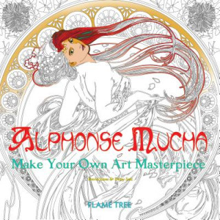 Book Alphonse Mucha (Art Colouring Book) Daisy Seal