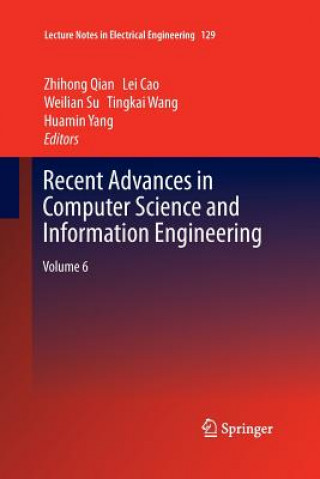 Carte Recent Advances in Computer Science and Information Engineering Lei Cao