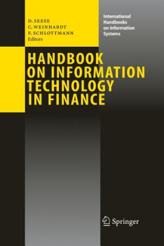 Kniha Handbook on Information Technology in Finance Frank Schlottmann