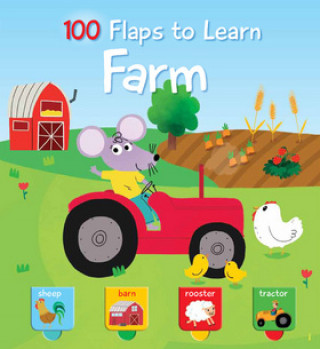 Kniha 100 Flaps to Learn Farm 