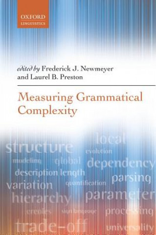 Livre Measuring Grammatical Complexity Frederick J. Newmeyer