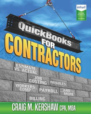 Kniha QuickBooks for Contractors CRAIG M KERSHAW