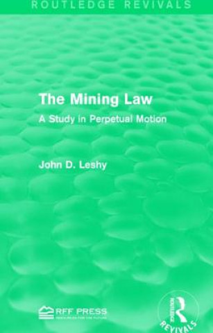 Βιβλίο Mining Law John D. Leshy