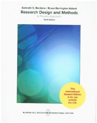 Kniha Research Design and Methods: A Process Approach Bordens