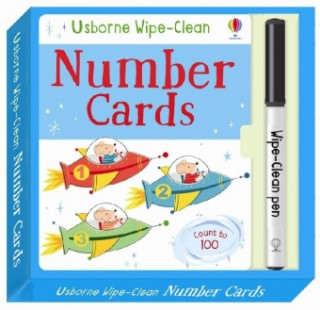 Kniha Wipe-Clean Number Cards Felicity Brooks
