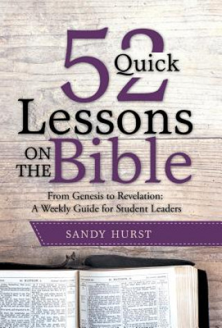 Kniha 52 Quick Lessons on the Bible SANDY HURST