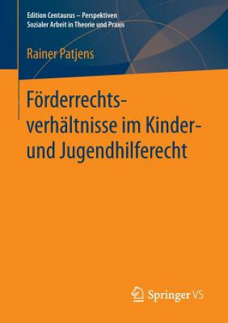 Könyv Foerderrechtsverhaltnisse Im Kinder- Und Jugendhilferecht RAINER PATJENS