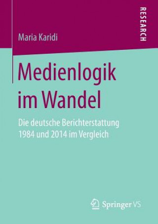 Książka Medienlogik Im Wandel MARIA KARIDI