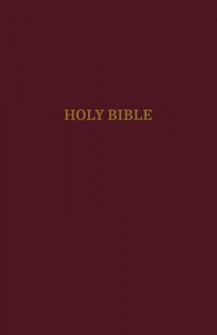 Kniha KJV, Pew Bible, Hardcover, Burgundy, Red Letter Edition Thomas Nelson