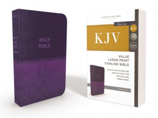 Książka KJV, Thinline Bible, Large Print, Imitation Leather, Red Letter Edition Thomas Nelson