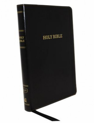 Książka KJV, Thinline Bible, Large Print, Imitation Leather, Black, Red Letter Edition Thomas Nelson