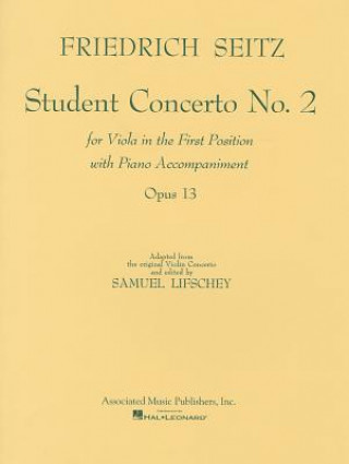 Book STUDENT CONCERTO NO 2 Friedrich Seitz