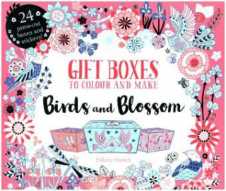 Carte Gift Boxes to Colour and Make: Birds and Blossom Felicity French