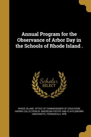 Kniha ANNUAL PROGRAM FOR THE OBSERVA Rhode Island Office of Commissioner of