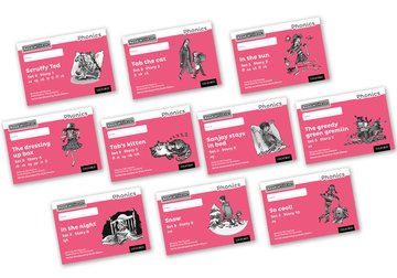 Carte Read Write Inc. Phonics: Black and White Pink Set 3 Storybooks Mixed Pack of 10 Gill Munton