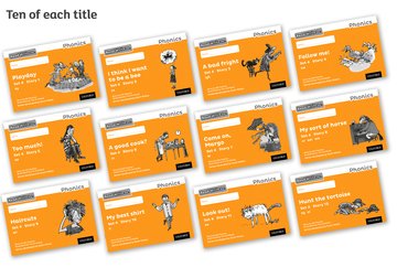 Książka Read Write Inc. Phonics: Orange Set 4 Core Black & White Storybooks (Pack of 120) Gill Munton