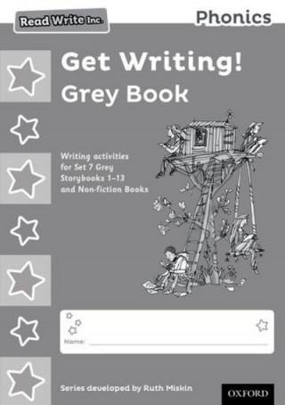Kniha Read Write Inc. Phonics: Get Writing! Grey Book Pack of 10 Ruth Miskin