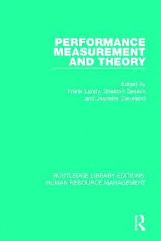 Книга Performance Measurement and Theory 