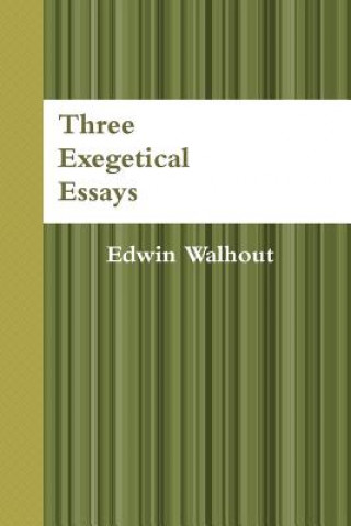 Książka Three Exegetical Essays Edwin Walhout