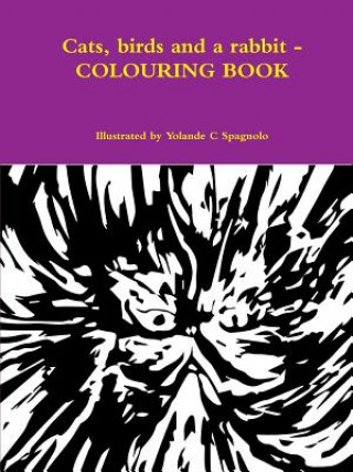Könyv Cats, Birds and a Rabbit - Colouring Book Yolande C Spagnolo
