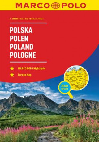 Kniha Poland Marco Polo Road Atlas Marco Polo