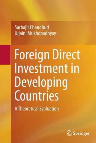 Kniha Foreign Direct Investment in Developing Countries Sarbajit Chaudhuri