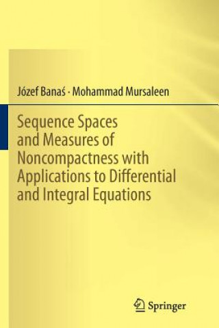 Könyv Sequence Spaces and Measures of Noncompactness with Applications to Differential and Integral Equations Jozef Banas