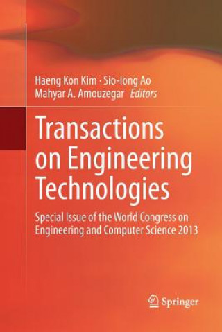 Książka Transactions on Engineering Technologies Mahyar A. Amouzegar