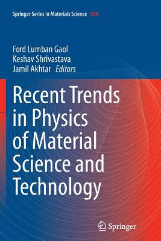 Kniha Recent Trends in Physics of Material Science and Technology Jamil Akhtar